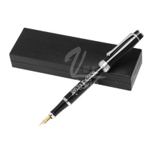 Модная черная ручка с перьевой ручкой